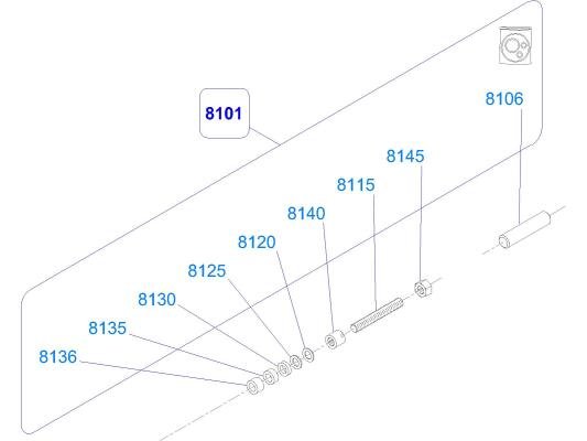 Poclain - Pièces - B-SENSOR-FIXATION-T4-TR-TD-53 -A11731B